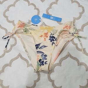 Cupshe Wilderness Keyhole Shirred Tie Hipster Bikini Bottom